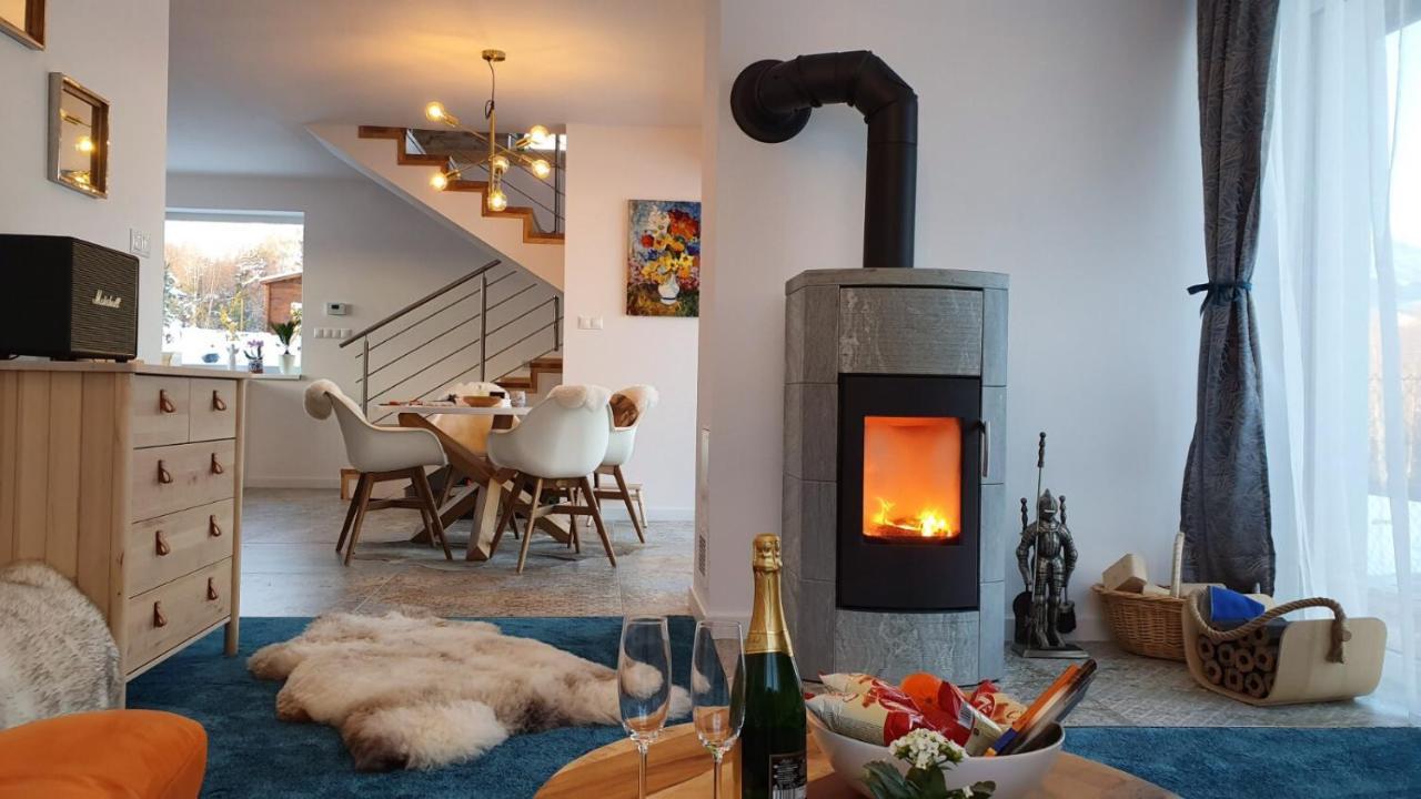 Vila Lesna House With A Garden 2 Minutes From The Center Of The Tatras โนวาเลสนา ภายนอก รูปภาพ