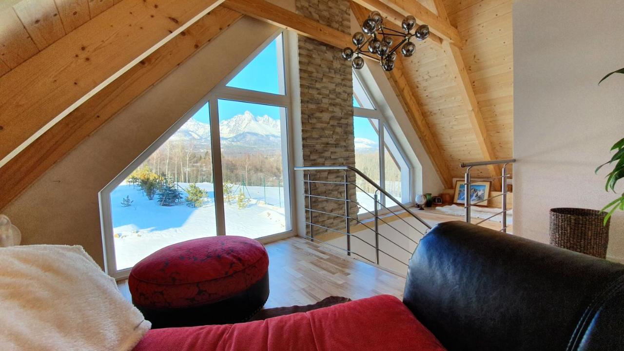 Vila Lesna House With A Garden 2 Minutes From The Center Of The Tatras โนวาเลสนา ภายนอก รูปภาพ