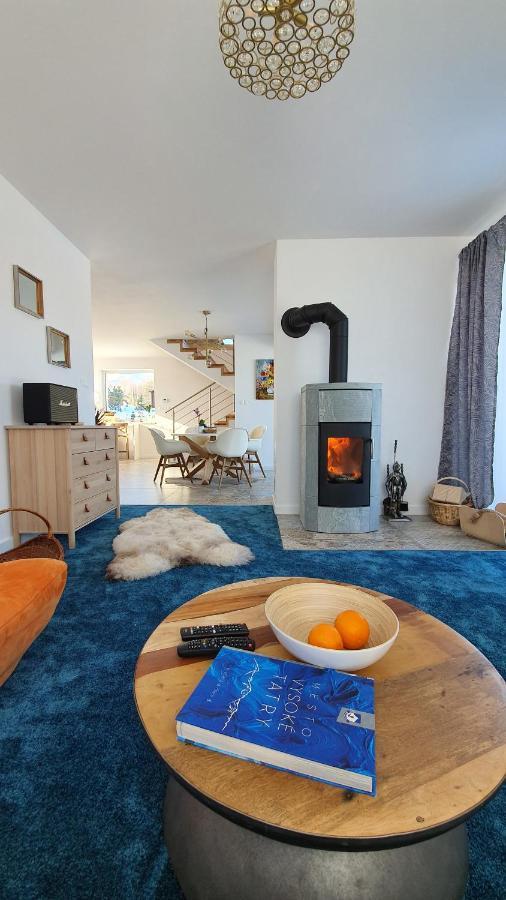 Vila Lesna House With A Garden 2 Minutes From The Center Of The Tatras โนวาเลสนา ภายนอก รูปภาพ