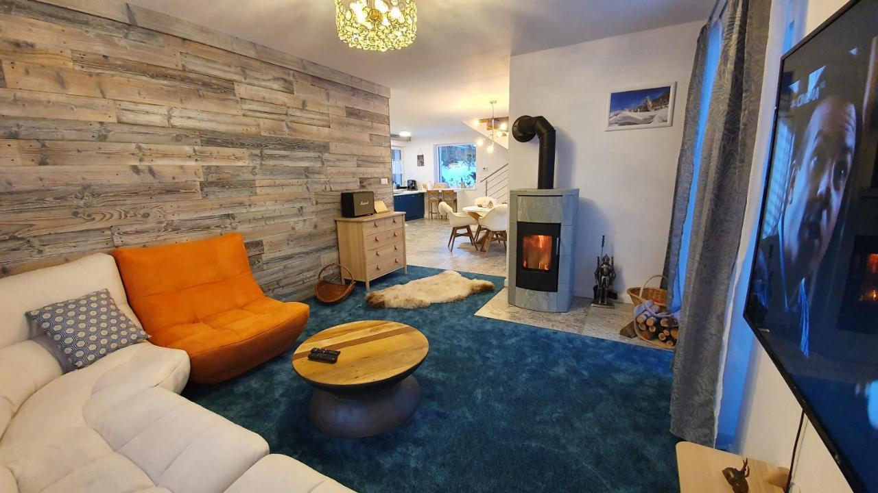 Vila Lesna House With A Garden 2 Minutes From The Center Of The Tatras โนวาเลสนา ภายนอก รูปภาพ